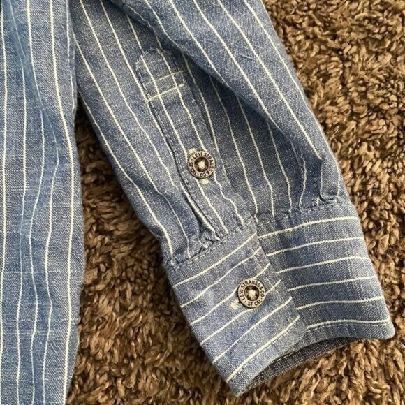 Levi’s Button Up Long Sleeve Boys Shirt Collared Size 2 China - Picture 3 of 7